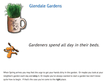 Tablet Screenshot of glendalegardens.ca